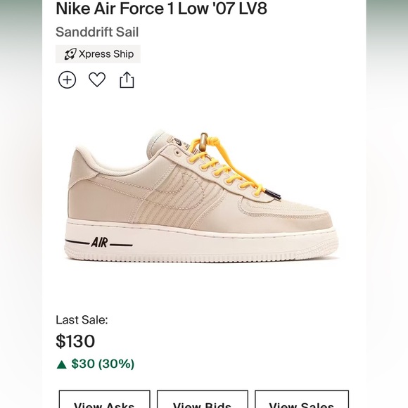 nike air force 1 low 07 sail